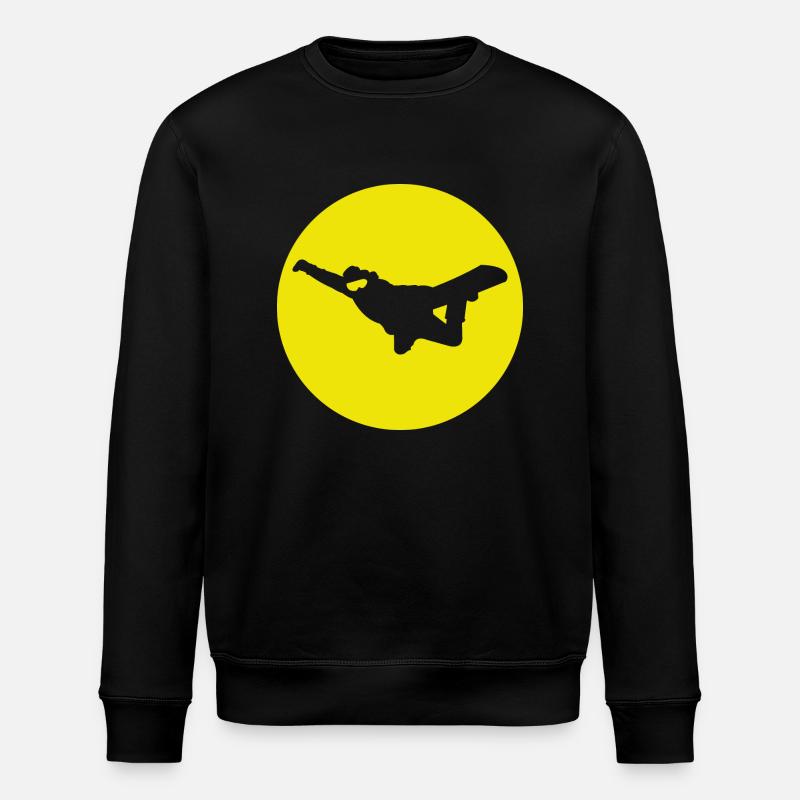 Snowboard Method Air - Stanley/Stella Unisex Bio-Sweatshirt ROLLER - Schwarz