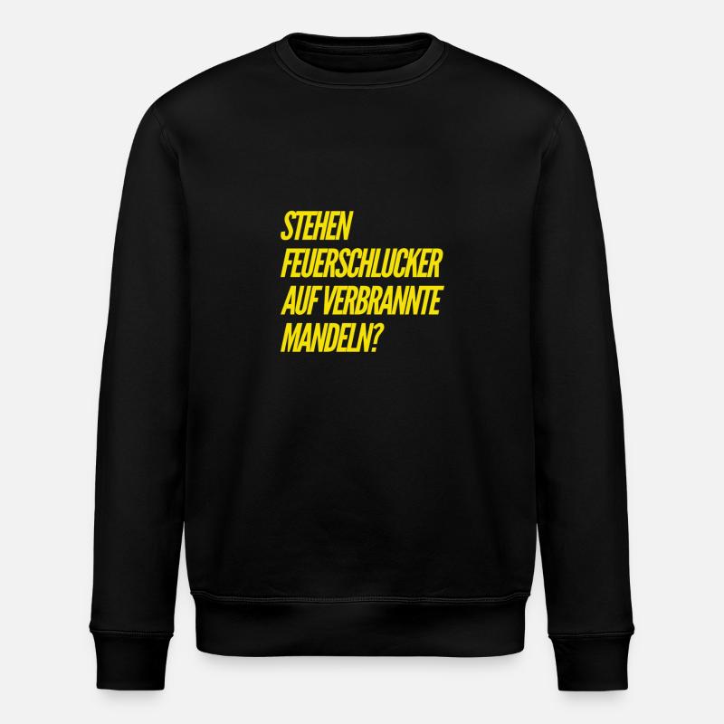 was Feuerschlucker wohl mögen? - Stanley/Stella Unisex Bio-Sweatshirt ROLLER - Schwarz