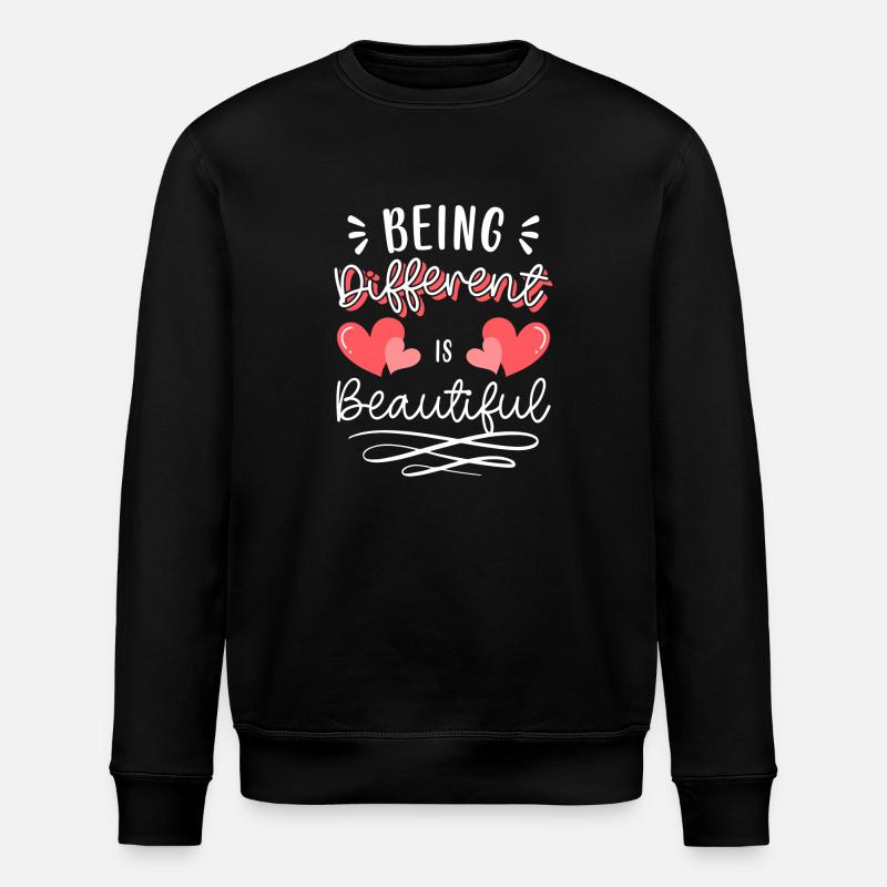 Anders Stolz Andersartig - Stanley/Stella Unisex Bio-Sweatshirt ROLLER - Schwarz