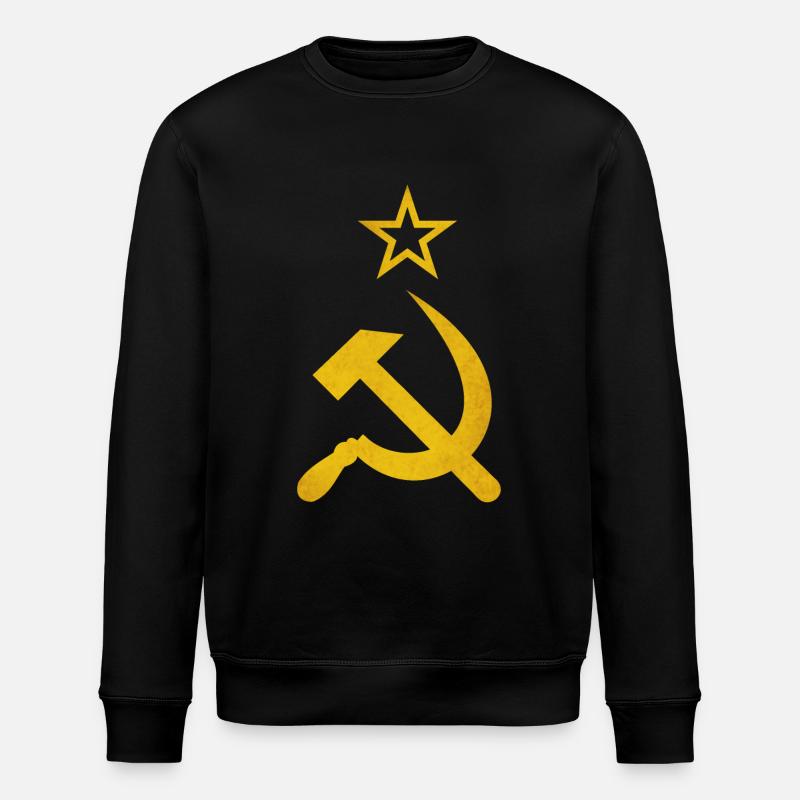 Liebhaber des Kommunismus - Stanley/Stella Unisex Bio-Sweatshirt ROLLER - Schwarz