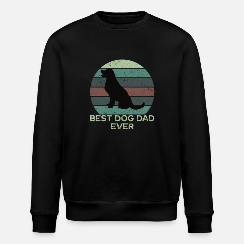 Dog Dad - Stanley/Stella Unisex Bio-Sweatshirt ROLLER - Schwarz