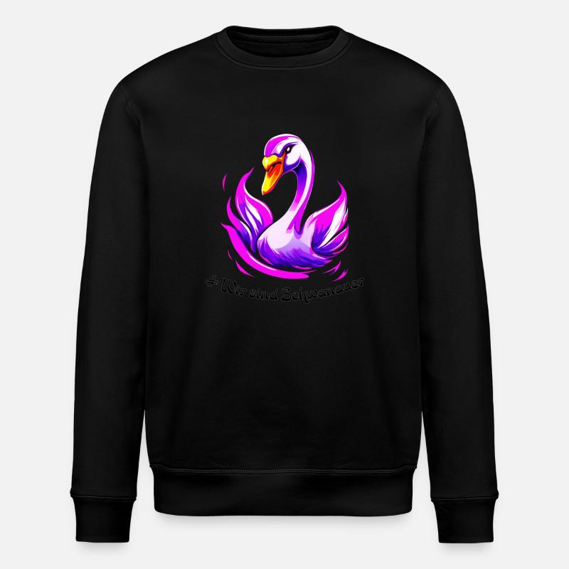 swan Schwanau - Stanley/Stella Unisex Bio-Sweatshirt ROLLER - Schwarz