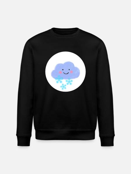 Lucky Bears,Costume,Snow, Cloud, Ice - Stanley/Stella ROLLER Unisex Organic Sweatshirt - black
