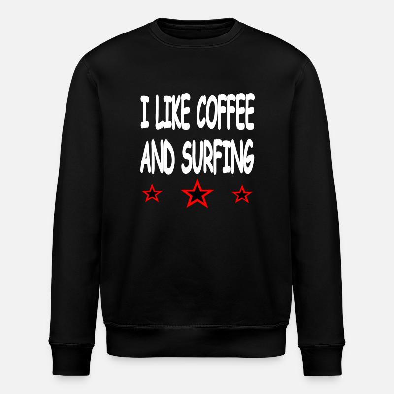 Kaffee - Stanley/Stella Unisex Bio-Sweatshirt ROLLER - Schwarz