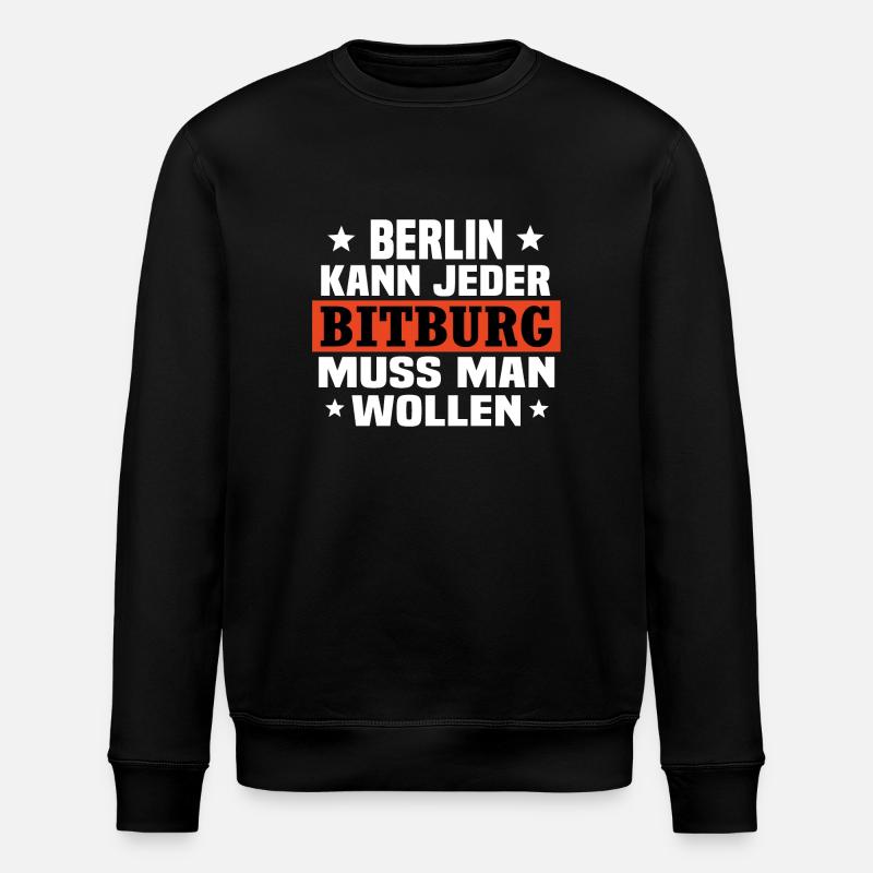 Bitburg - Stanley/Stella Unisex Bio-Sweatshirt ROLLER - Schwarz