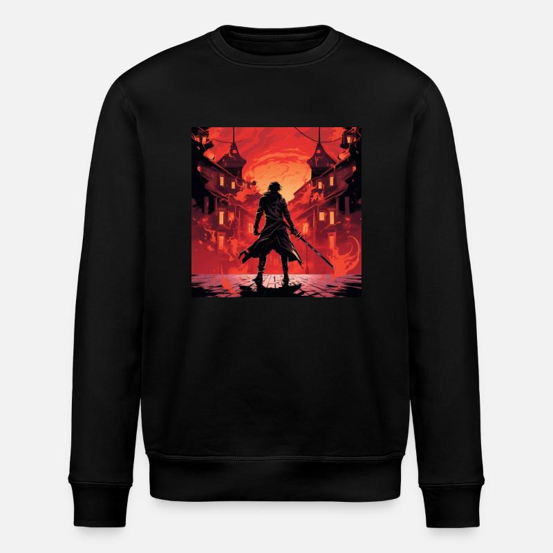 "Zoro" Style - Stanley/Stella Unisex Bio-Sweatshirt ROLLER - Schwarz