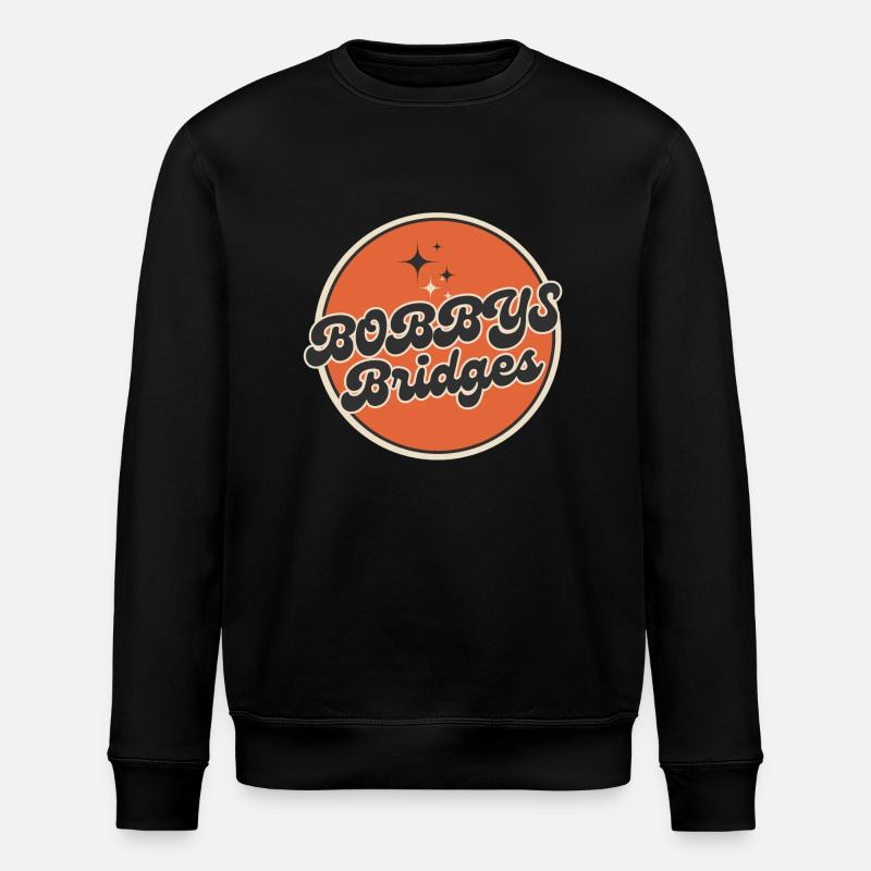 Bobbys Bridges - Stanley/Stella Unisex Bio-Sweatshirt ROLLER - Schwarz