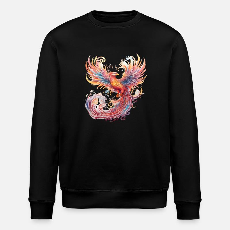 Fantasy Phoenix - Stanley/Stella ROLLER Unisex Organic Sweatshirt - black