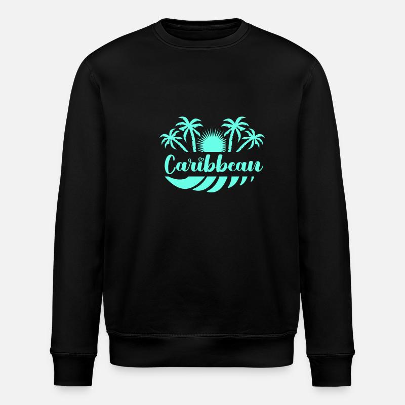 Caraïbes - Sweat bio ROLLER Stanley/Stella Unisexe - noir