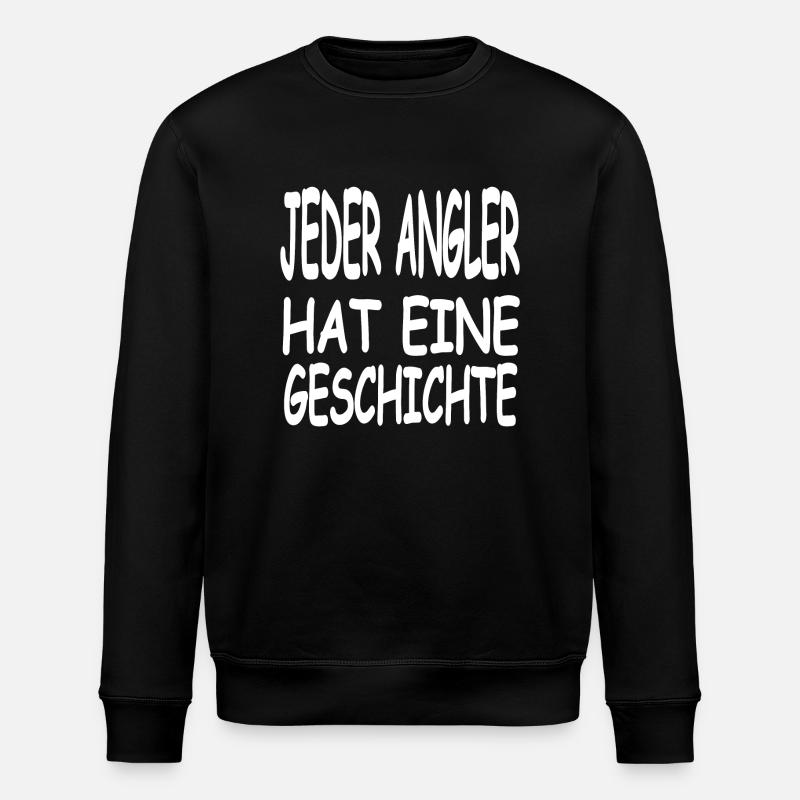 Angling - Stanley/Stella ROLLER Unisex Organic Sweatshirt - black