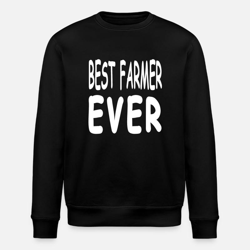 Farmer - Stanley/Stella ROLLER Unisex Organic Sweatshirt - black