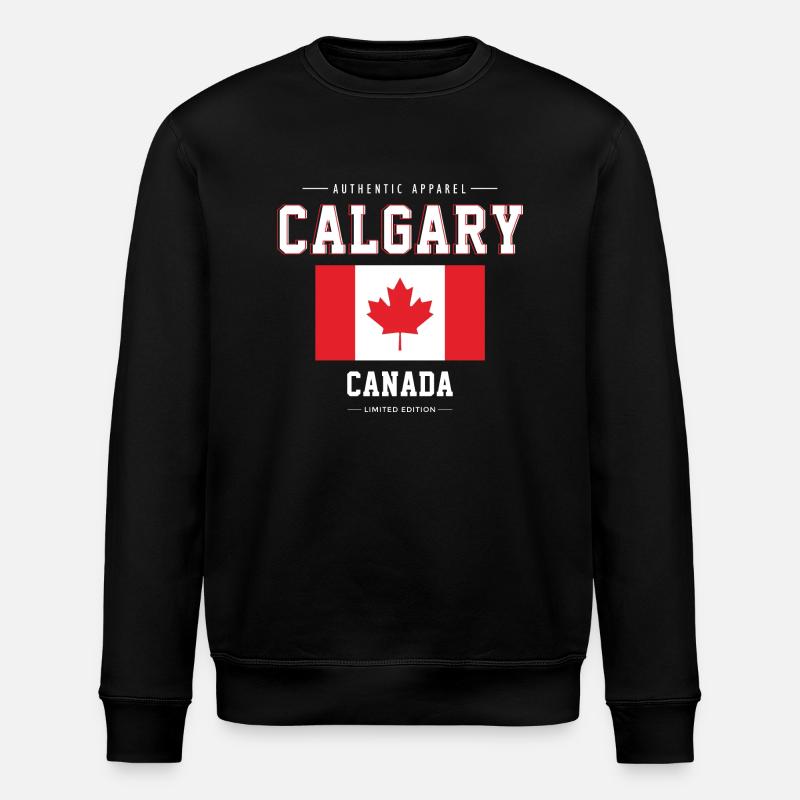 Calgary - Sweat bio ROLLER Stanley/Stella Unisexe - noir