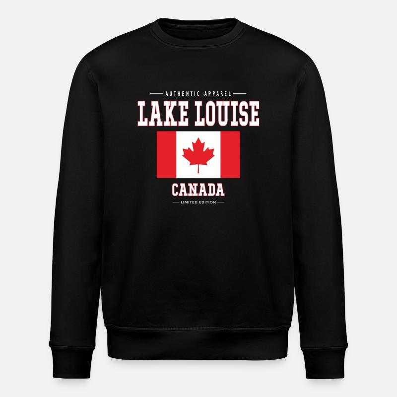 Lac Louise - Sweat bio ROLLER Stanley/Stella Unisexe - noir