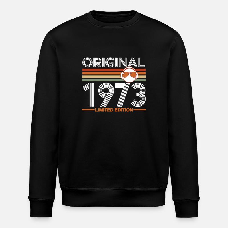 1973 - Stanley/Stella Unisex Bio-Sweatshirt ROLLER - Schwarz
