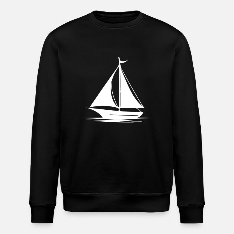 Voilier rapide avec voiles réglées - Sweat bio ROLLER Stanley/Stella Unisexe - noir