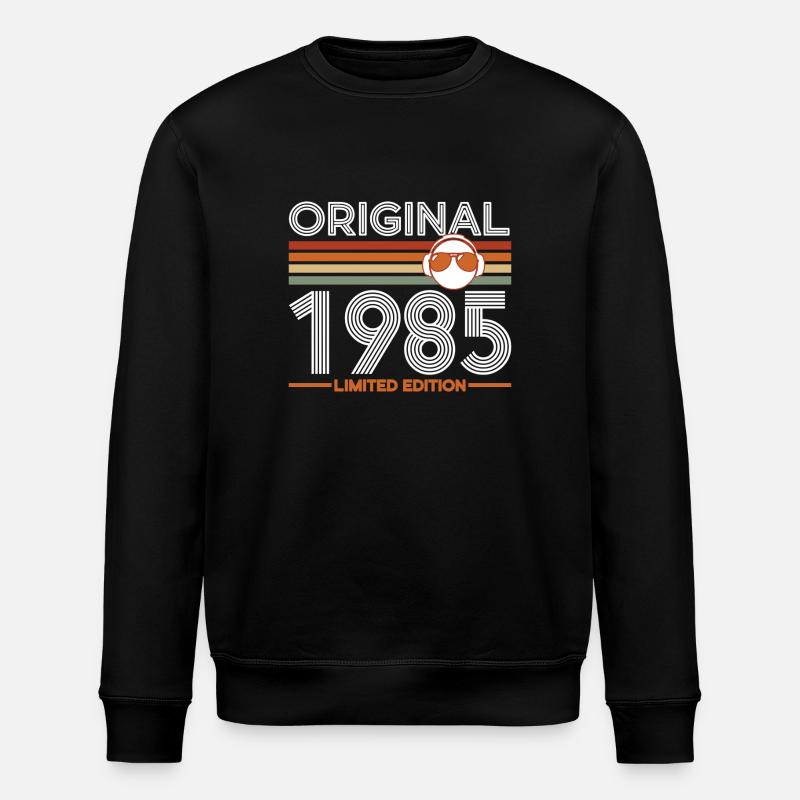 1985 - Stanley/Stella Unisex Bio-Sweatshirt ROLLER - Schwarz