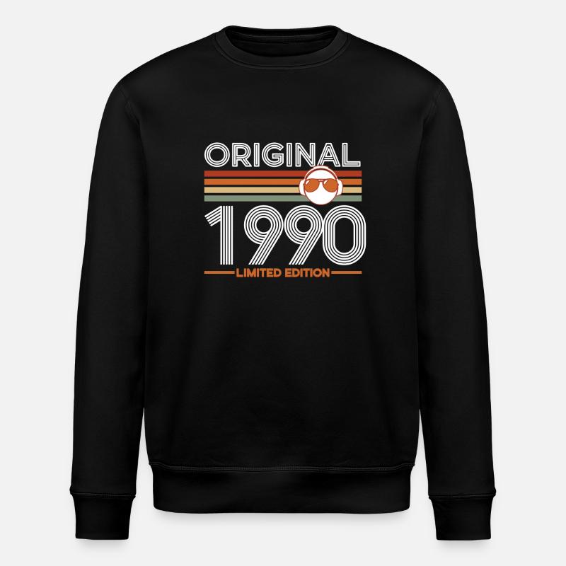 1990 - Stanley/Stella Unisex Bio-Sweatshirt ROLLER - Schwarz