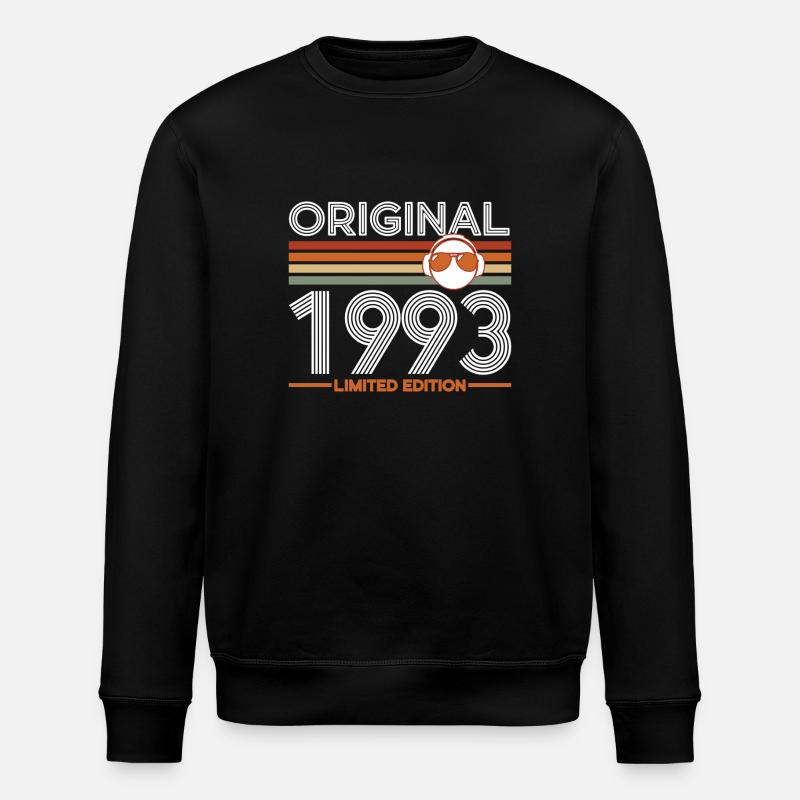 1993 - Sweat bio ROLLER Stanley/Stella Unisexe - noir