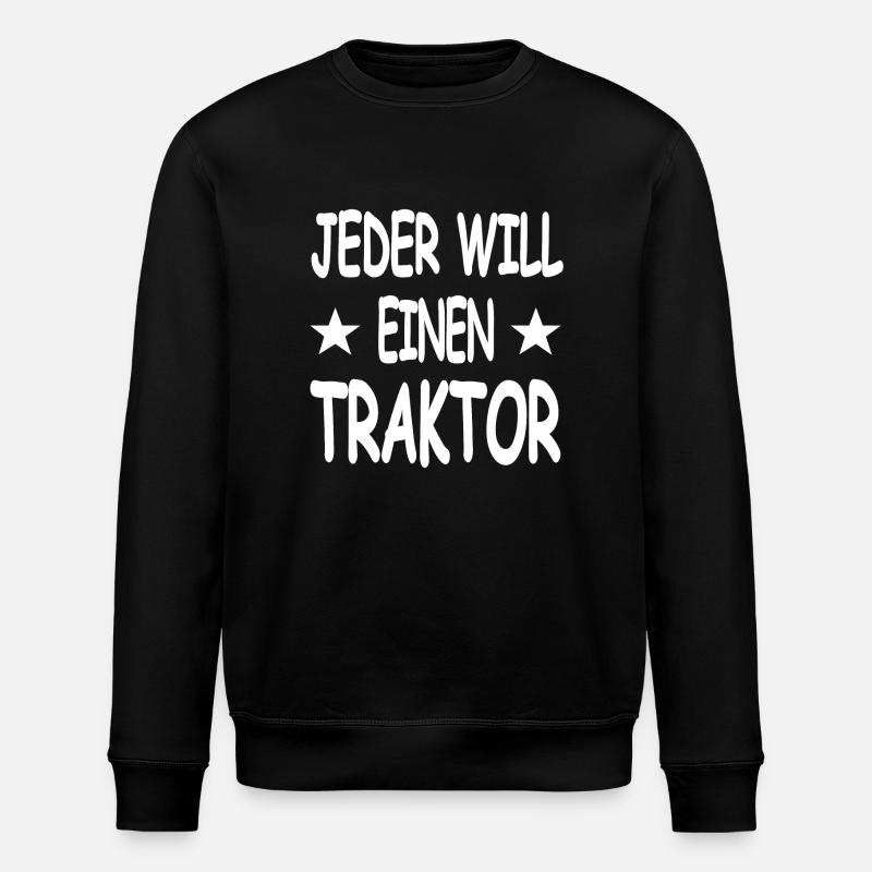 Traktor - Stanley/Stella Unisex Bio-Sweatshirt ROLLER - Schwarz