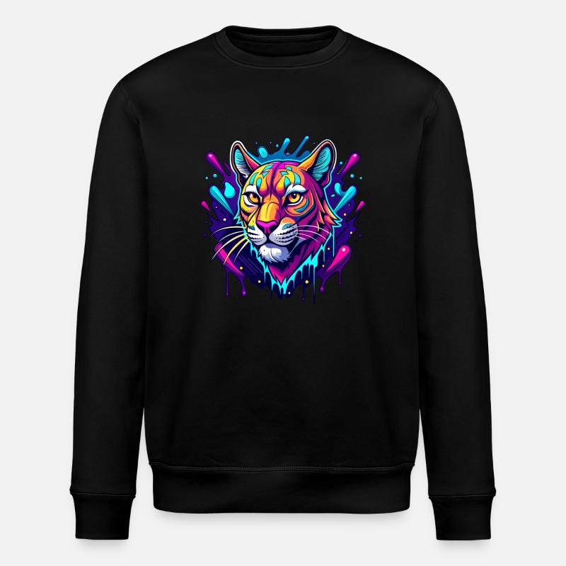 panther - Stanley/Stella Unisex Bio-Sweatshirt ROLLER - Schwarz