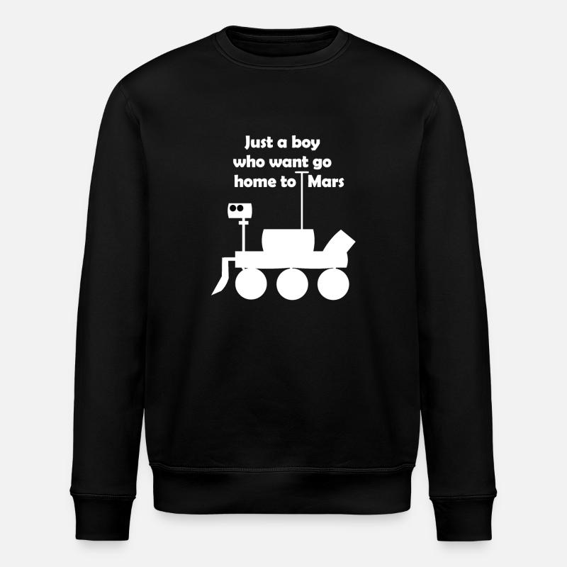 Excursion into space - Stanley/Stella ROLLER Unisex Organic Sweatshirt - black