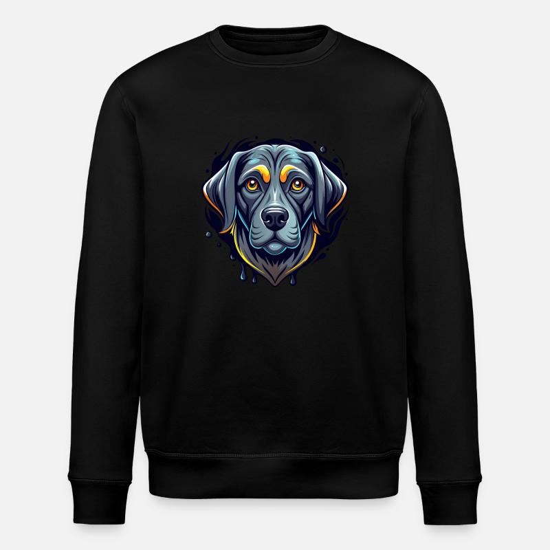 labrador - Stanley/Stella Unisex Bio-Sweatshirt ROLLER - Schwarz