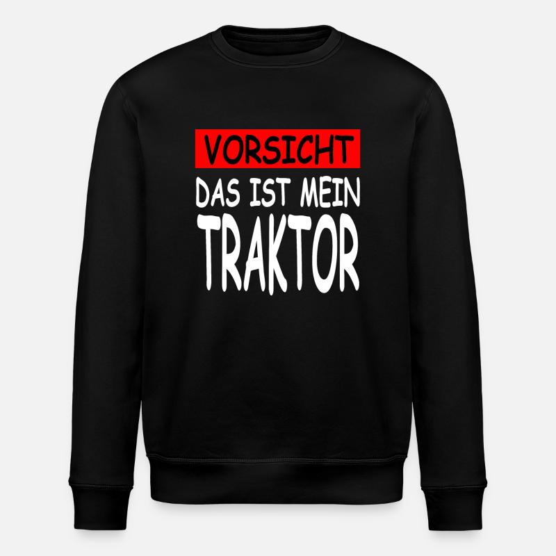 Traktor - Stanley/Stella Unisex Bio-Sweatshirt ROLLER - Schwarz