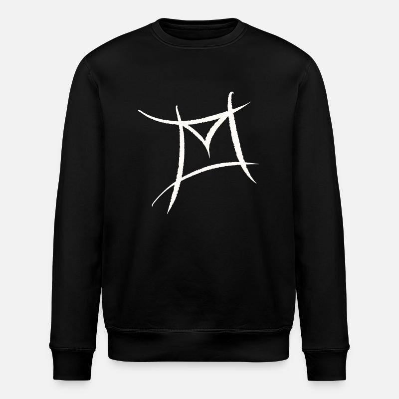 Email, envelope icon. Philatelist - Stanley/Stella ROLLER Unisex Organic Sweatshirt - black