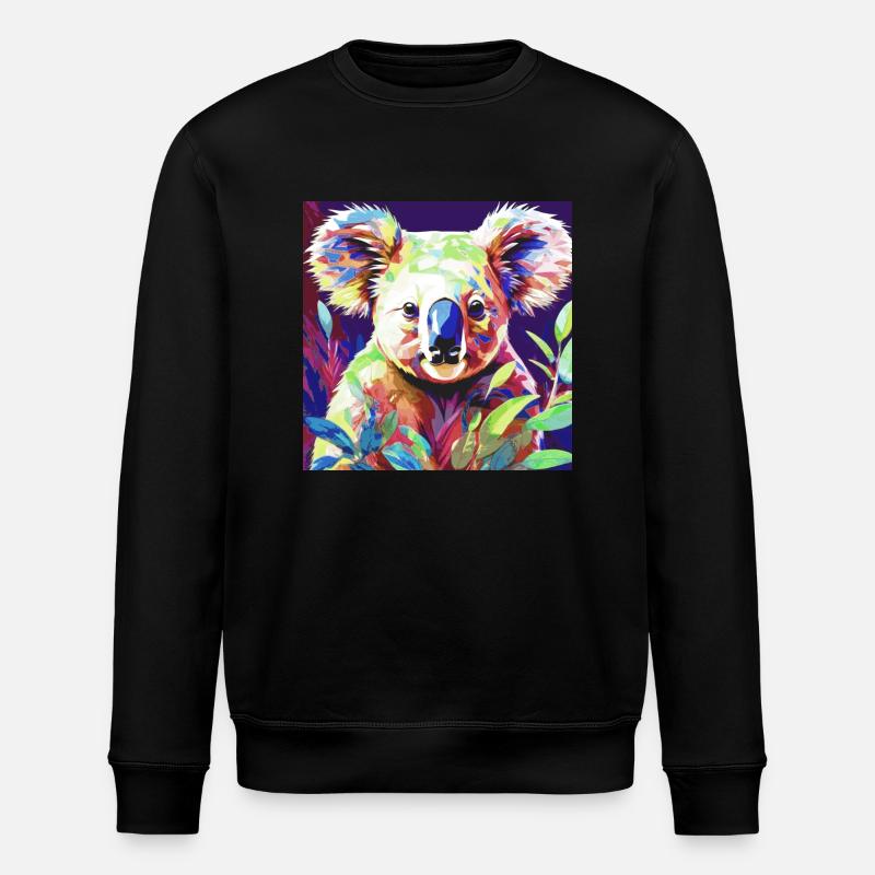 Koala, koala ours, illustration - Sweat bio ROLLER Stanley/Stella Unisexe - noir
