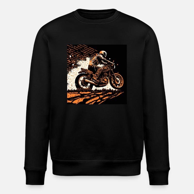 Caferacer orange - Stanley/Stella Unisex Bio-Sweatshirt ROLLER - Schwarz