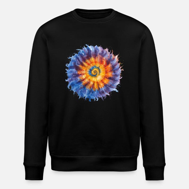 Chemise tie dye - Sweat bio ROLLER Stanley/Stella Unisexe - noir