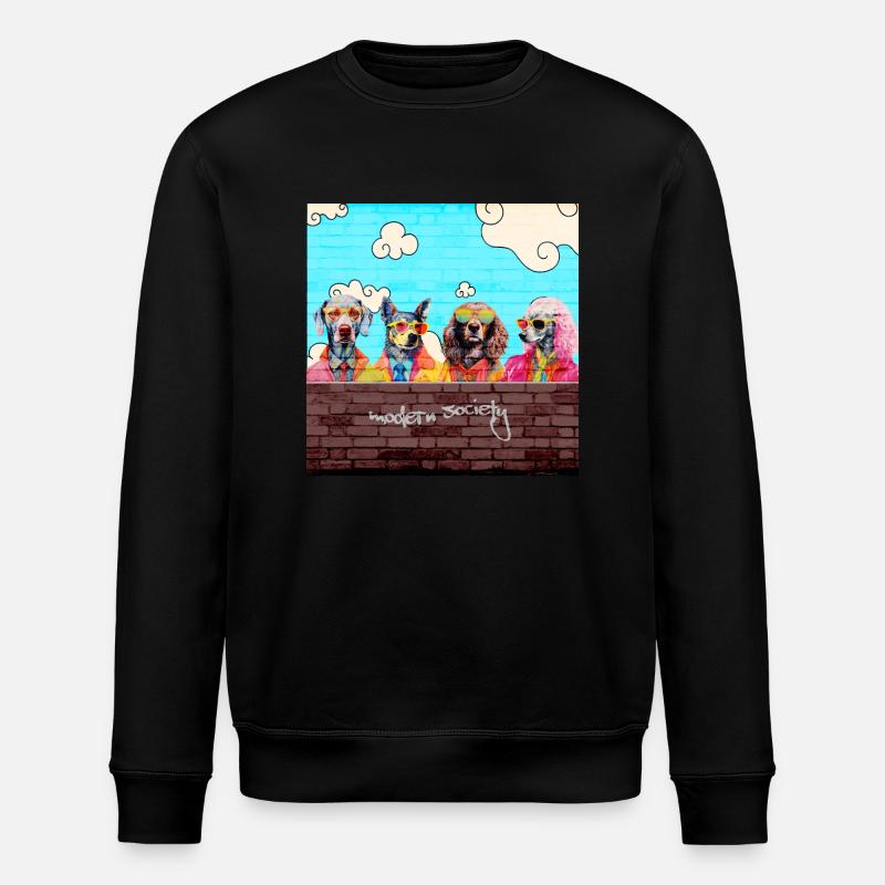 Modern Society - Stanley/Stella Unisex Bio-Sweatshirt ROLLER - Schwarz