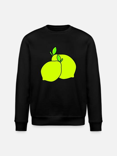 lemons - Stanley/Stella ROLLER Unisex Organic Sweatshirt - black