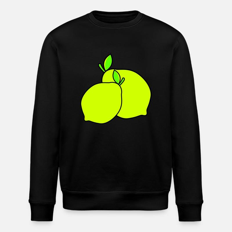 zitronen - Stanley/Stella Unisex Bio-Sweatshirt ROLLER - Schwarz