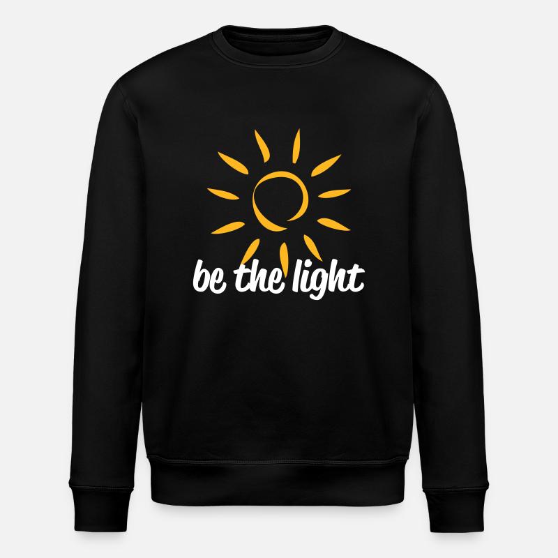 be the light - Stanley/Stella Unisex Bio-Sweatshirt ROLLER - Schwarz