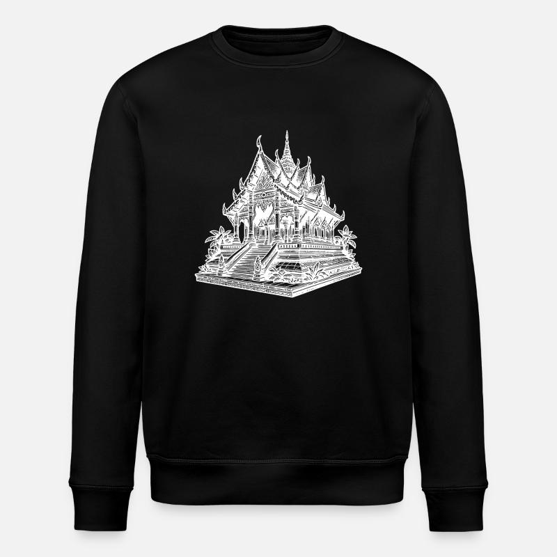 Exotique Jolie Thaïlande Temple - Sweat bio ROLLER Stanley/Stella Unisexe - noir