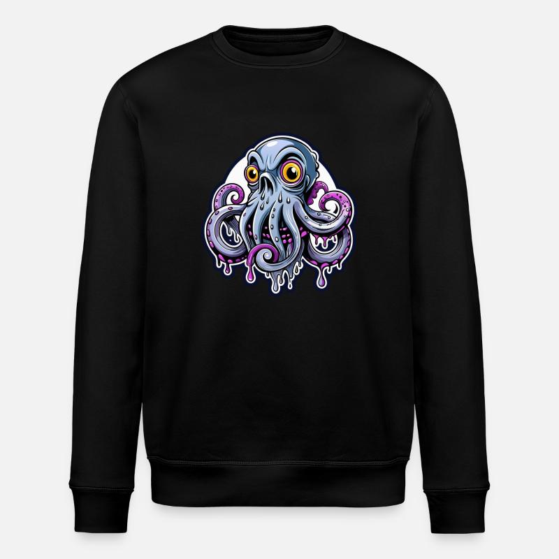 pieuvre - Sweat bio ROLLER Stanley/Stella Unisexe - noir