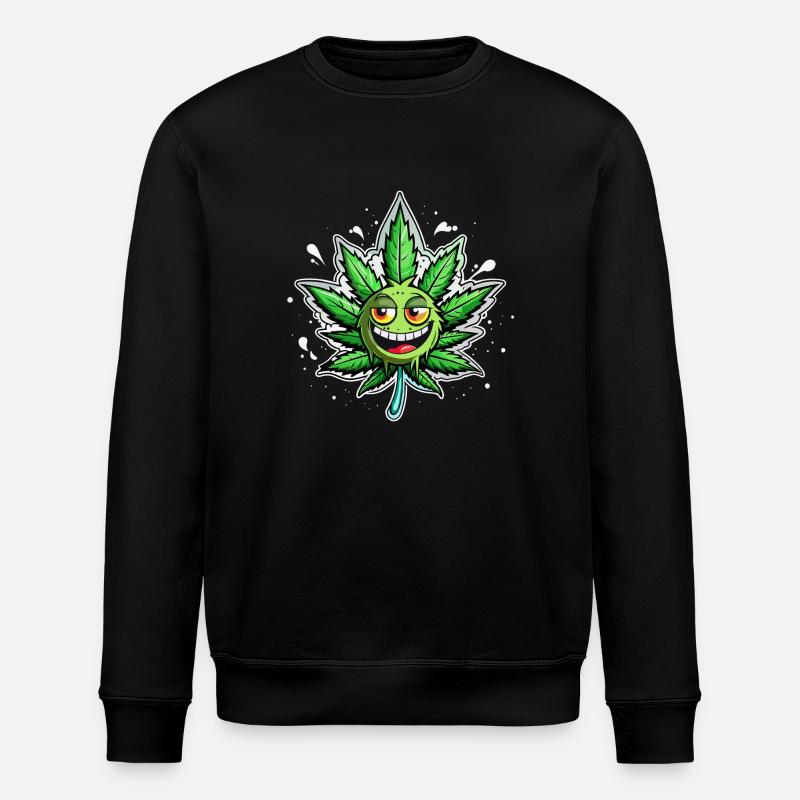 weed - Stanley/Stella Unisex Bio-Sweatshirt ROLLER - Schwarz
