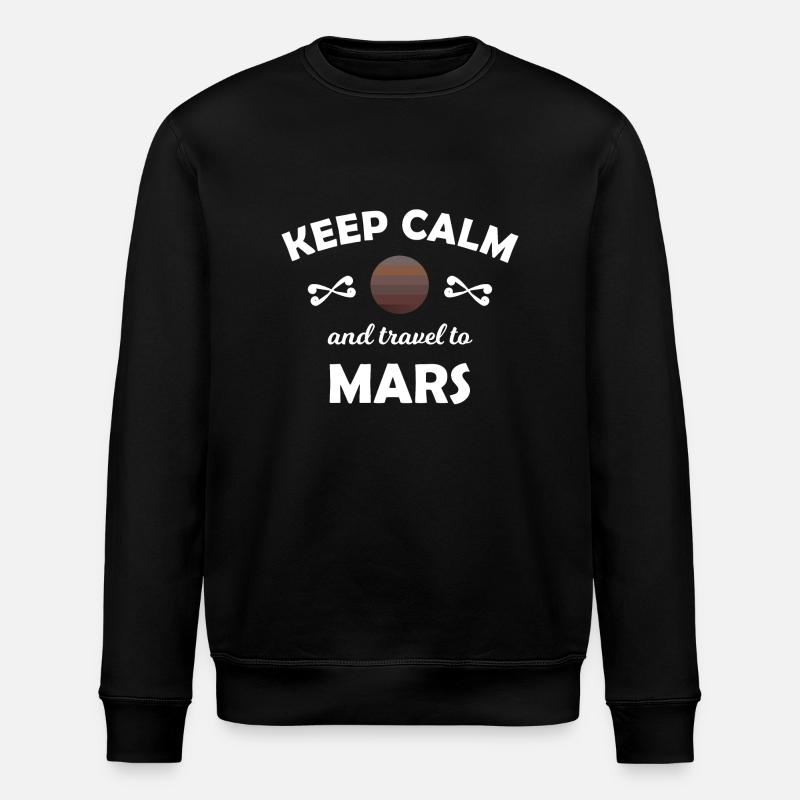 L’espace et les missions spatiales - Sweat bio ROLLER Stanley/Stella Unisexe - noir