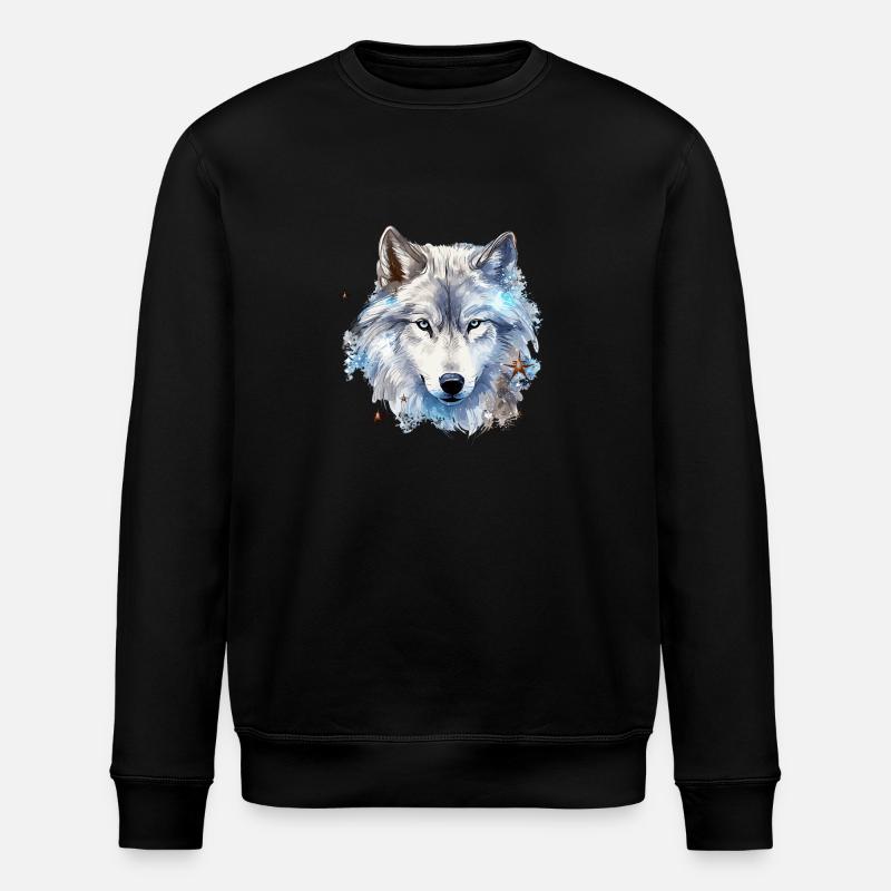 L’ du loup de Noël - Sweat bio ROLLER Stanley/Stella Unisexe - noir