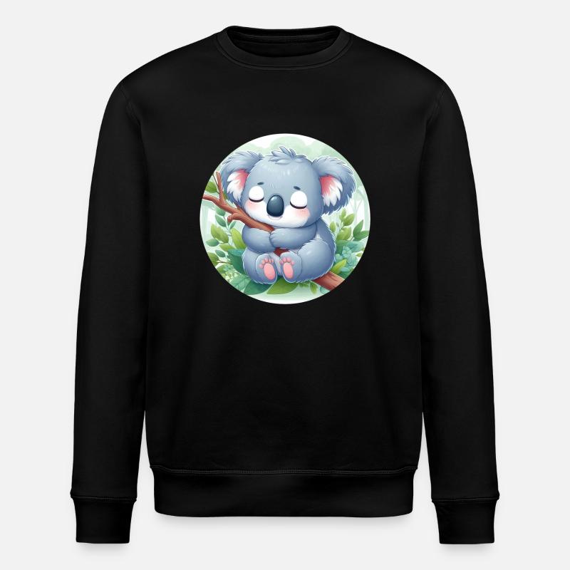 Koala heureux Koala Ours Koala - Sweat bio ROLLER Stanley/Stella Unisexe - noir