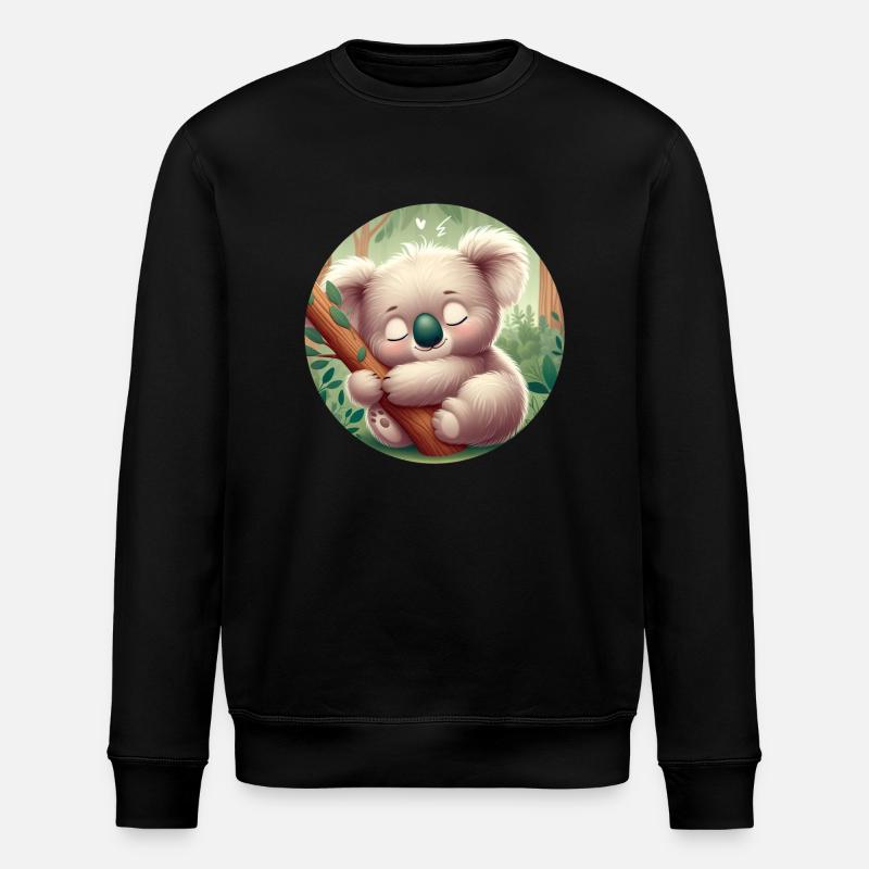 Koala heureux Koala Ours Koala - Sweat bio ROLLER Stanley/Stella Unisexe - noir
