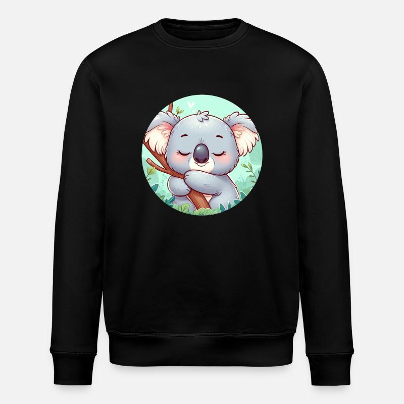 Koala heureux Koala Ours Koala - Sweat bio ROLLER Stanley/Stella Unisexe - noir