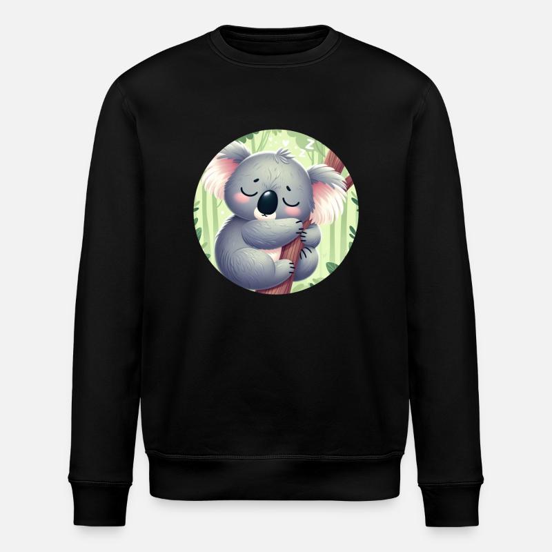 Koala heureux Koala Ours Koala - Sweat bio ROLLER Stanley/Stella Unisexe - noir