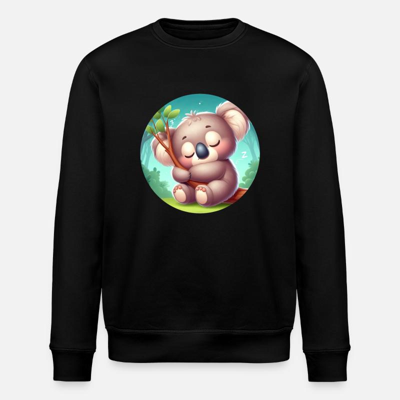 Koala heureux Koala Ours Koala - Sweat bio ROLLER Stanley/Stella Unisexe - noir