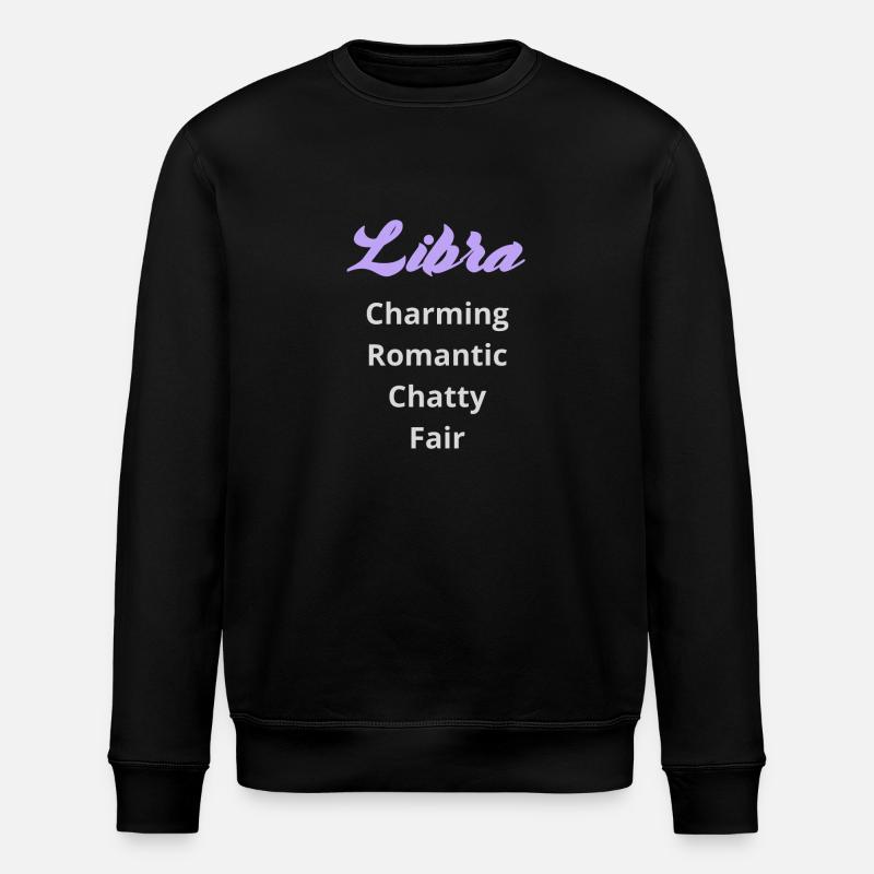 Logo signe astrologique "Balance" - Sweat bio ROLLER Stanley/Stella Unisexe - noir