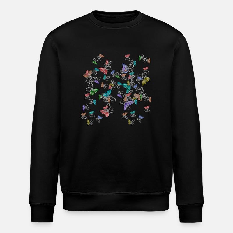 Papillons Sentiments Émotion Douleur Dépression - Sweat bio ROLLER Stanley/Stella Unisexe - noir