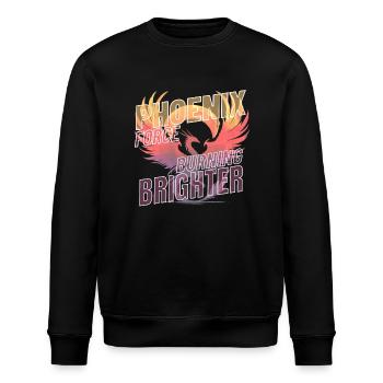 Phoenix Force erstrahlt heller - Stanley/Stella Unisex Bio-Sweatshirt ROLLER - Schwarz - Vorne - Nik (191cm)