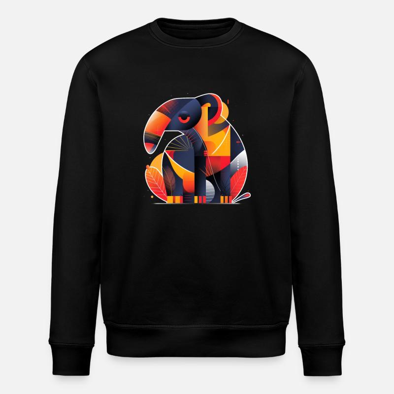 Fourmilier | Œuvres d’art abstraites - Sweat bio ROLLER Stanley/Stella Unisexe - noir