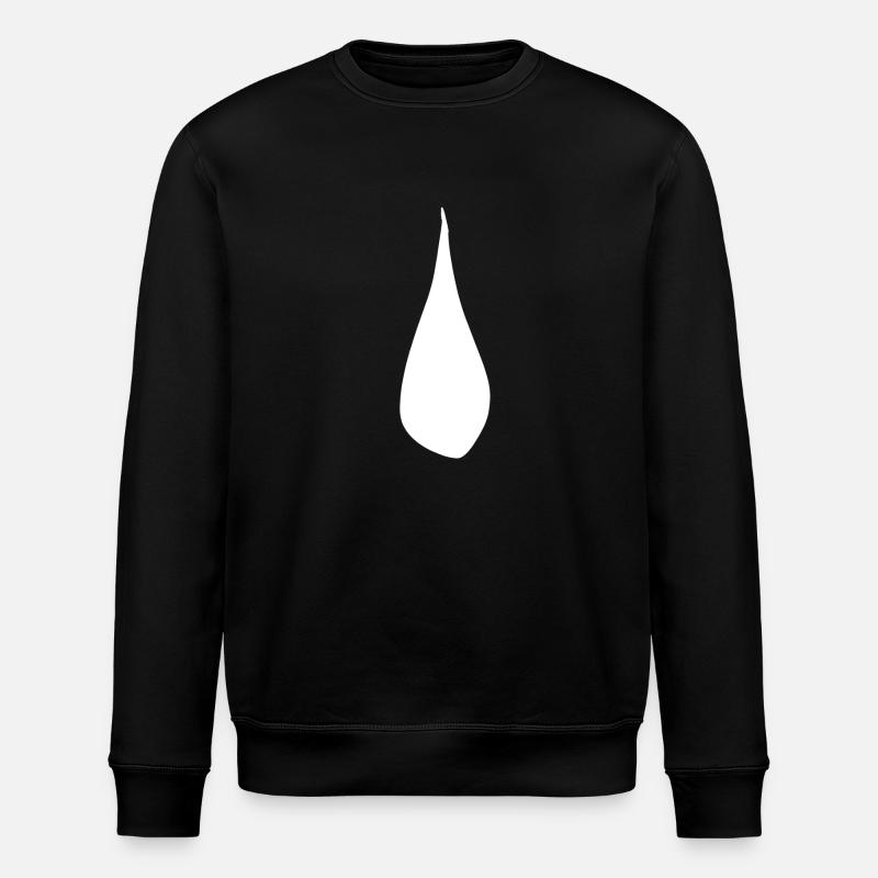 Tear Water Sad Shape - Stanley/Stella ROLLER Unisex Organic Sweatshirt - black